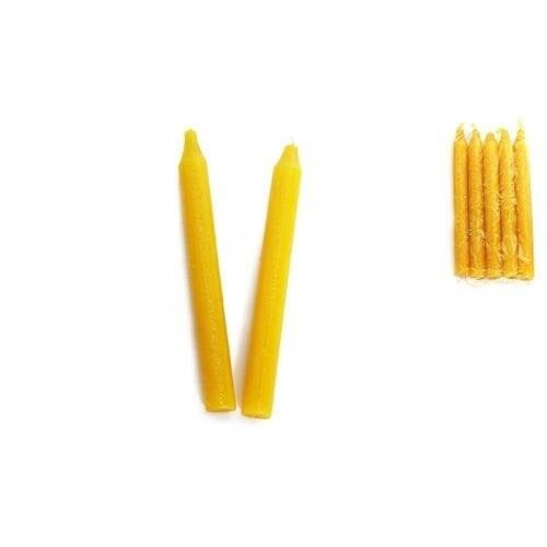 Candela rituale gialla 15cm (5 pezzi)