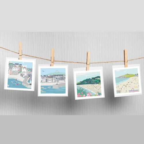 St Ives Greeting Cards pack of 4