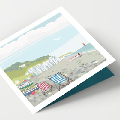Beer Beach Devon Card - Paquete de 6 tarjetas