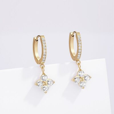 Stainless Steel Earrings 124AQ405