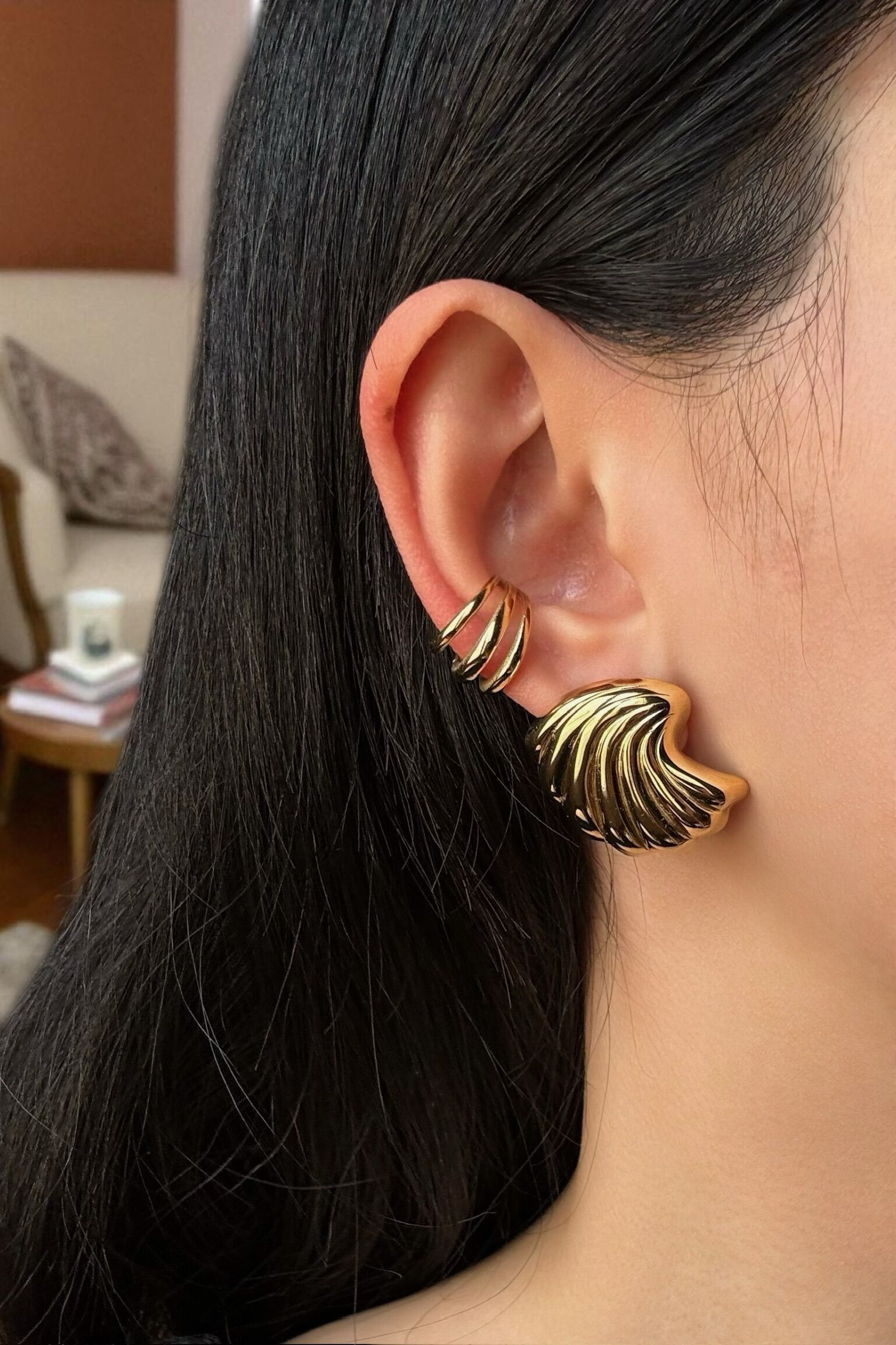 Orecchini in acciaio inossidabile 124AQ409