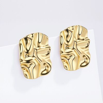 Stainless Steel Earrings 124AQ411