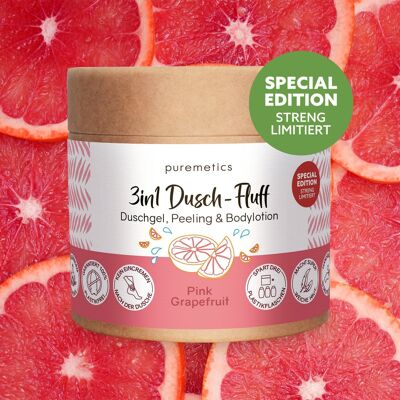 Peluche de douche 3en1 'Pamplemousse Rose'