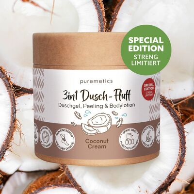 3in1 Shower Fluff 'Coconut Cream'