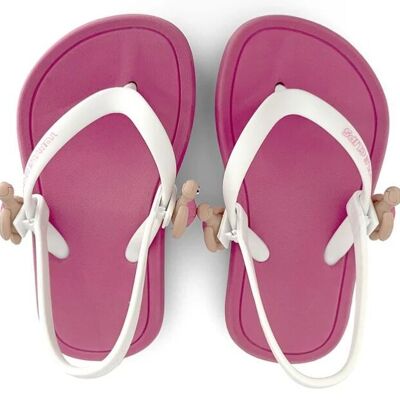 Turtle Clips Children's Flip Flops Sizes 6 child - 5 adult (UK)/23-38 (EU) - PINK