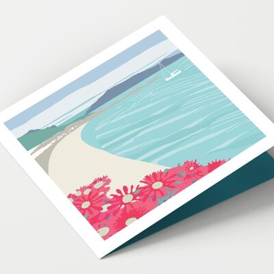 Plage des îles Scilly - Paquet de 4 cartes