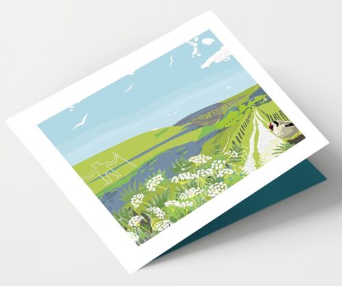Wilmington Giant South Downs Sussex - Pack of 4 Cards