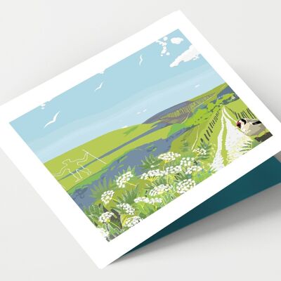 Wilmington Giant South Downs Sussex - Packung mit 4 Karten