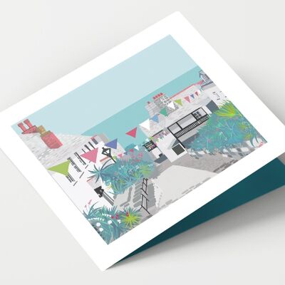 Clovelly Devon Card - Confezione da 4 carte