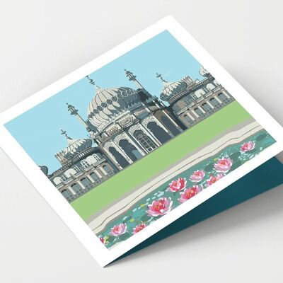 Brighton Pavilion Sussex - Paquete de 4 tarjetas