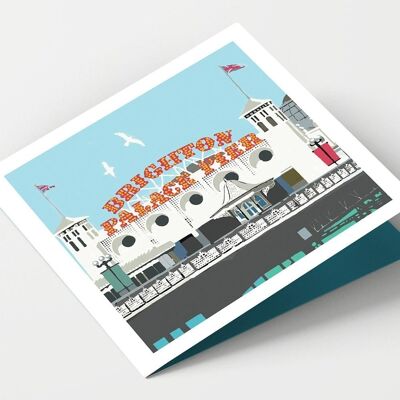 Brighton Pier Sussex - Packung mit 4 Karten