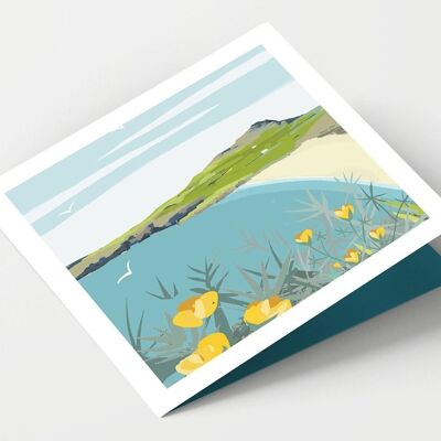 Tarjeta Whitesands Bay St Davids Wales - Paquete de 4 tarjetas