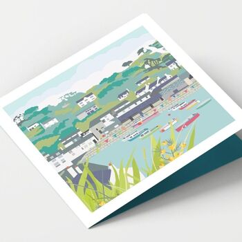 Carte Polperro Cornwall - Paquet de 4 Cartes