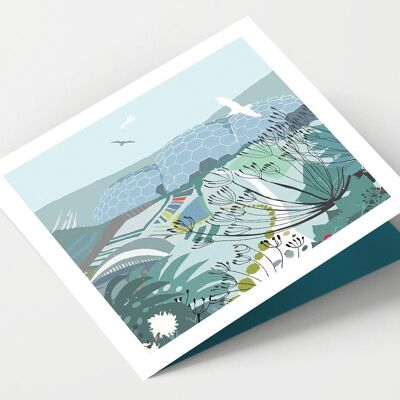 Tarjeta Eden Winter Cornwall - Paquete de 4 tarjetas