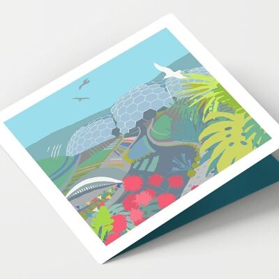 Eden Summer Cornwall Card - Pack de 4 Cartes