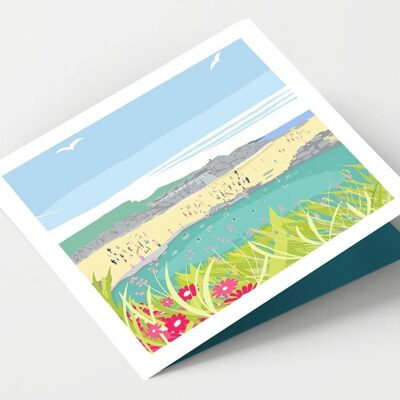 Bude Pool Cornwall Card - Pack of 4 Cards