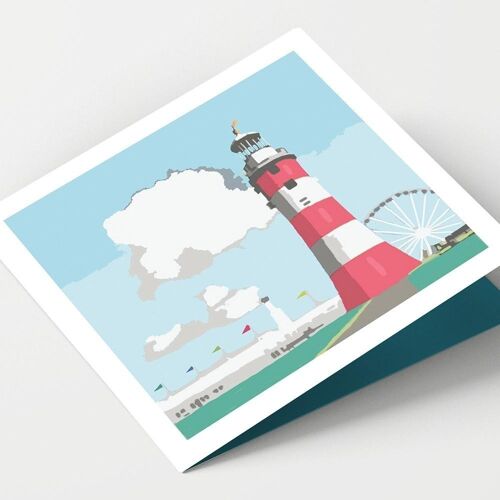 Plymouth Smeaton's Tower Devon Card - Pack of 4 Cards