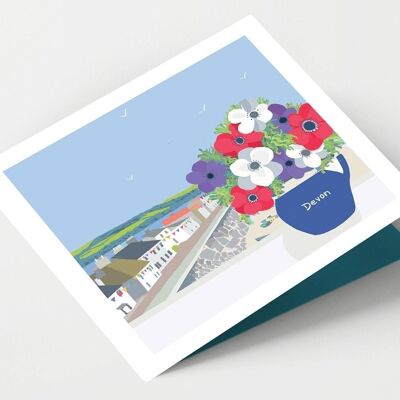 Slapton Sands Devonware Card - Confezione da 4 carte