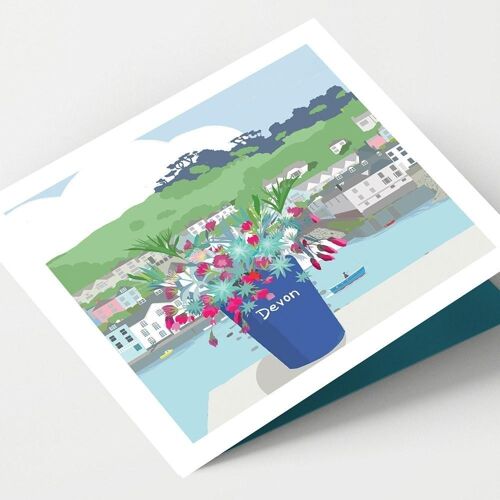 Dartmouth Devonware  Card - Pack of 4 Cards