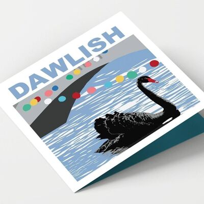 Tarjeta Dawlish Devon - Paquete de 4 tarjetas
