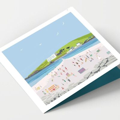 Tarjeta Devon de Burgh Island - Paquete de 4 tarjetas