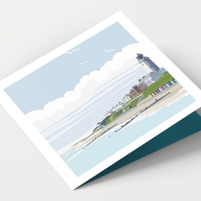 Tarjeta Southwold Lighthouse Suffolk - Paquete de 4 tarjetas