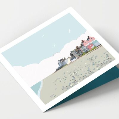 Tarjeta Aldeburgh y Beach - Paquete de 4 tarjetas