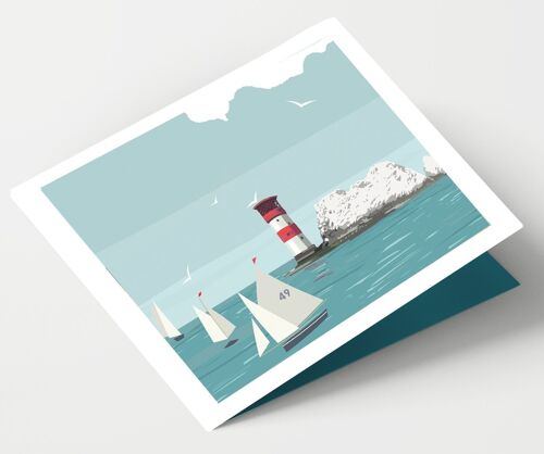 The Needles Lighthouse Card - Pack of 4 Cards