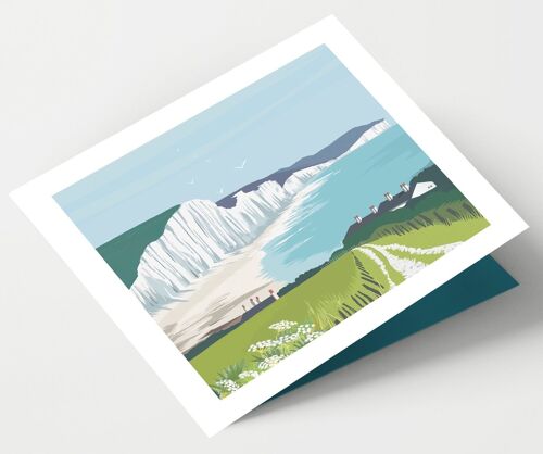 Seven Sisters Sussex Card - Pack of 4 Cards