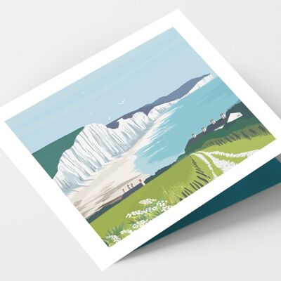 Seven Sisters Sussex Card - Pack of 4 Cards