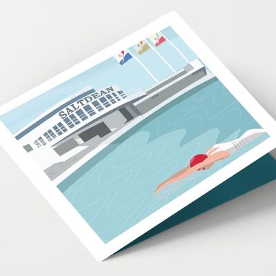 Saltdean Lido Sussex Card - Pack of 4 Cards