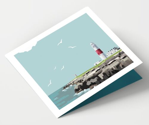Portland Bill Lighthouse Dorset Card - Pack of 4 Cards