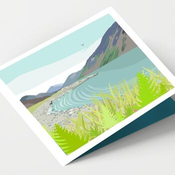 Carte Wastwater The Lake District - Paquet de 4 cartes