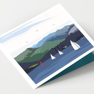 Ulswater The Lake District Card - Pack of 4 Cards