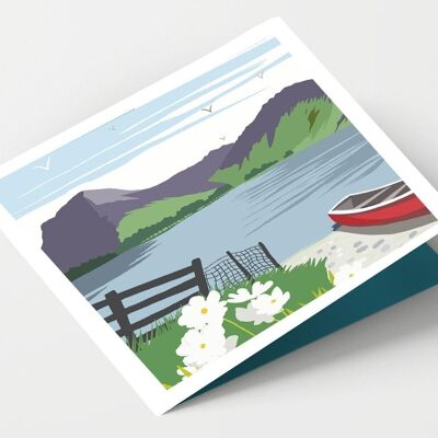 Carte Buttermere The Lake District - Paquet de 4 cartes