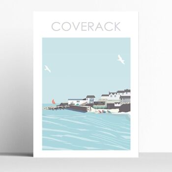 Coverack Cornwall - A4 - encadré
