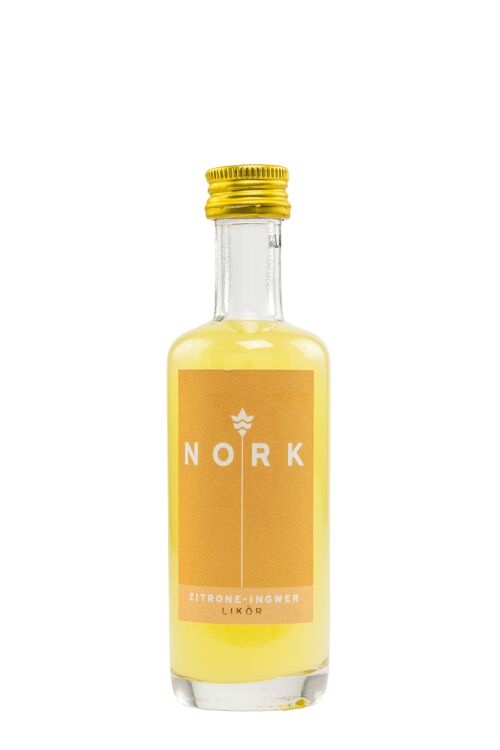 NORK Zitrone-Ingwer Likör Mini 5cl