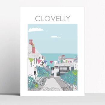 Clovelly Village Devon - A5 - non encadré