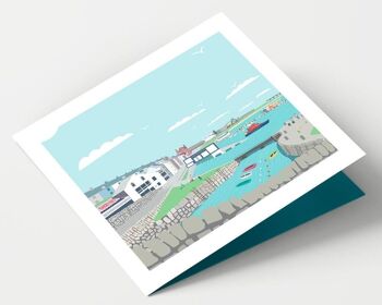 Carte d'Irlande du Nord du port de Portrush - Paquet de 4 cartes