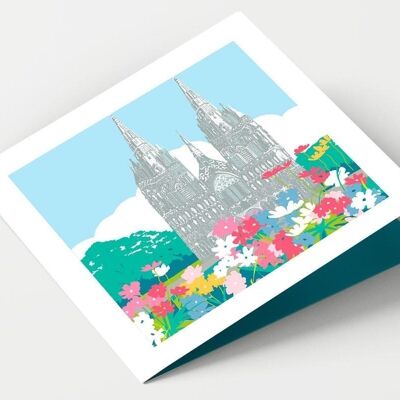 Catedral de Lichfield - Paquete de 4 cartas