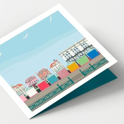 Hove Beach Huts - Pack of 4 Cards