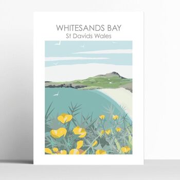 Whitesands Bay - St Davids, Pays de Galles - A2 - encadré