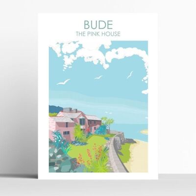 Bude - Pink House - A2 - sin marco