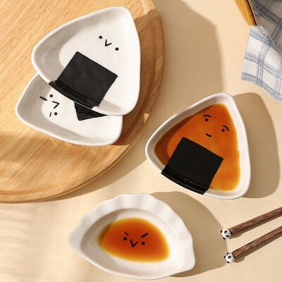 Cute ceramic sauce plate