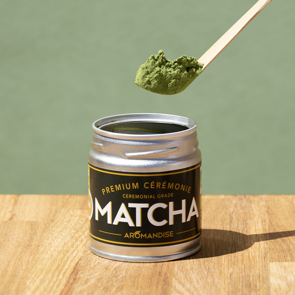 Organic Matcha Ceremonial Green Tea Powder - Prestige - 30g - Aromandise