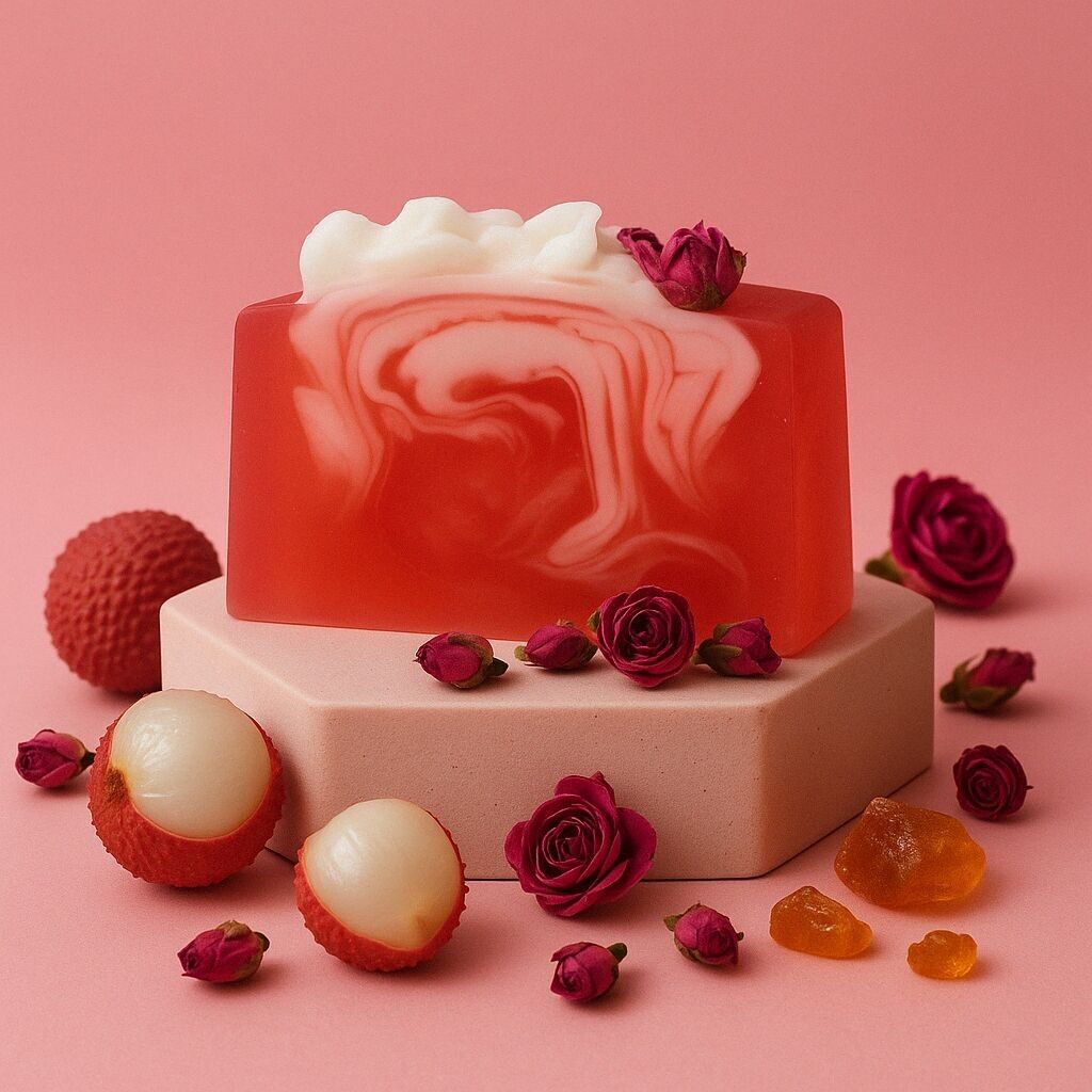 Weiße Liebesseifenscheiben x10