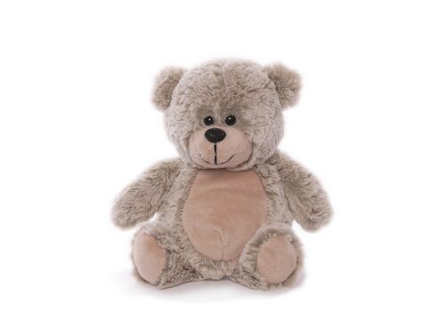 Bär sitzend 19 cm mit Bauch