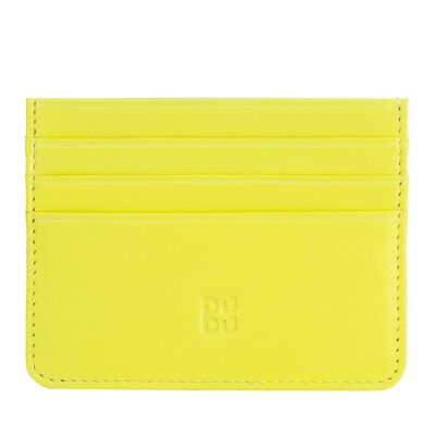 Porta carte di credito Dudu piccolo multicolore giallo agrumi