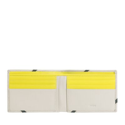 Dudu Small Men'S Leather Tennis Wallet Cards Pearl grey