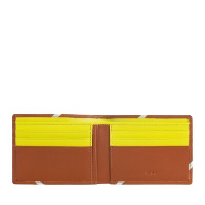 Dudu Small Men'S Leather Tennis Wallet Cards Cinnamon